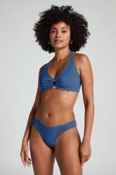Hunkemöller Bikini Slip Rio Scallop Blau