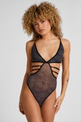Hunkemöller Azula Body mit Cut-Outs Grau