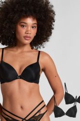 Hunkemöller Doppelpack vorgeformter Bügel-BH Schwarz
