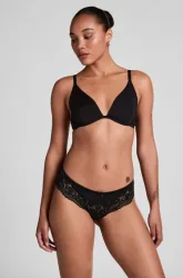 Hunkemöller Brazilian-Shorts Valencia Schwarz