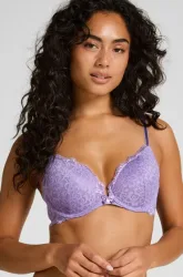 Hunkemöller Vorgeformter Push-up-Bügel-BH Marine Lila