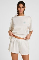 Hunkemöller Pyjama-Set aus Baumwolle Weiß
