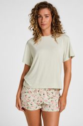 Hunkemöller Pyjama Set Daisy Grün