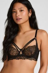 Hunkemöller Kristina Longline-BH mit Bügel ohne Polsterung Schwarz