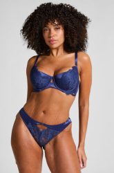 Hunkemöller Grace Brazilian mit hohem Beinausschnitt Blau