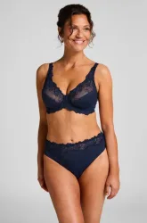 Hunkemöller - Panty, für Damen, Marine, Größe S
