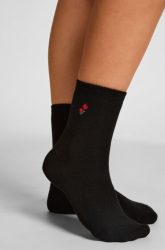Hunkemöller Crew-Socken aus Modal Schwarz