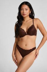 Hunkemöller String Marine Braun