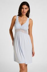 Hunkemöller Slipdress Nora Lace Blau