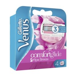 Gillette Venus ComfortGlide Spa Breez Rasierklingen 4 Stück