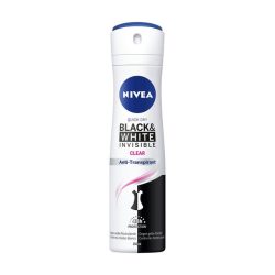 Nivea Black & White Invisible Clear Deo Spray 150ml