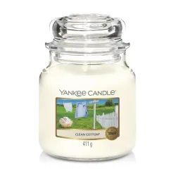 YANKEE CANDLE Clean Cotton Duftkerze