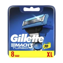 Gillette Mach3 Turbo 3D Rasierklingen 8 Stück