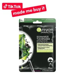 Garnier Skin Active Schwarze Tuchmaske