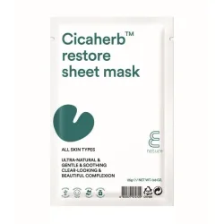 E. NATURE Cicaherb Restore Sheet mask