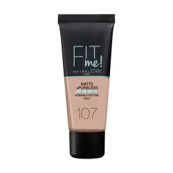 Maybelline NY Fit Me Matte und Poreless Make Up Nr. 107 Rose Beige