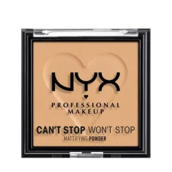 NYX Professional Makeup Can’t Stop Won’t Stop Mattifying Powder 05 Golden, 6.0g