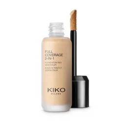 KIKO MILANO Full Coverage 2 in1 Foundation&Concealer Fluid Foundation 1ST