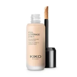 KIKO MILANO Full Coverage 2 in1 Foundation&Concealer Fluid Foundation 1ST