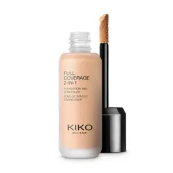 KIKO MILANO Full Coverage 2 in1 Foundation&Concealer Fluid Foundation 1ST