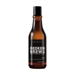 Redken For Men Brews 3 In 1 Shampoo 300 ml