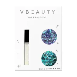 VBEAUTY - Chunky Glitter Set #Mermaid Sparkle, One Size