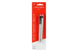 CARAN D'ACHE Kugelschreiber 825 825.109 schwarz, 2 St&uuml;ck Blister