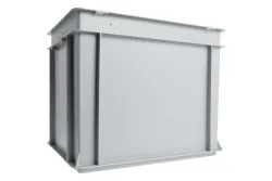Utz Rako Behälter Box Grau | 40 × 30 × 32.5 cm | 30 l