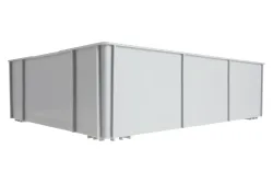Rako Utz Einsatzbehälter Grau | 9.9 × 35.5 × 27.7 cm