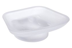 diaqua® Diaqua Seifenschale Weiss | 4 × 13 × 10 cm