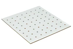 Hartfaserplatte weiss gelocht 3 mm