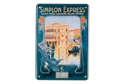Münder Email Schild Simplon Express | 15 × 10 cm
