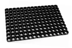 Hamat Aussenmatte Domino Schwarz | 40 × 60 cm