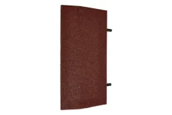Keilrandelement Gummi Rot | 50 × 25 × 4.5 cm