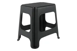 Okt Maxi-Hocker Granitgrau | 41 × 33.5 × 42.5 cm | max. 150 kg