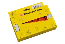 Knudsen Kunststoff-Keile Orange | 80 × 40 × 8 mm | 12 Stück
