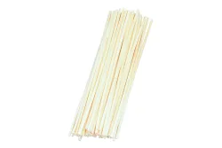 Rayher Strohhalme Edelgebleicht | 22 cm | 50 Stück
