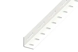Alfer Winkelprofil Stahl Verzinkt Weiss | 200 × 3.6 × 3.6 cm