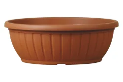Teraplast Pflanzschale Naxos Terracotta | ⌀ 40 | 14 cm