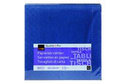 Inhouse Servietten dunkelblau 33cm 50 Stück