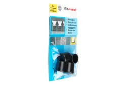 fix-o-moll Rohrkappen Ø 16 mm, schwarz