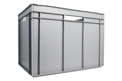 Rako Utz Stapelbehälter Box Grau | 60 × 40 × 42.5 cm | 90 l