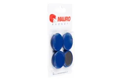 Haftmagnete Blau | ⌀ 30 mm | 4 Stück