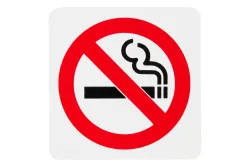 Schild «Rauchen verboten» | 8 × 8 cm