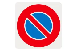 Schild Parkverbot | 7.5 × 7.5 cm