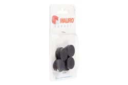 Scheibenmagnete Schwarz | 20 × 5 mm | 8 Stück
