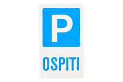 Schild P Ospiti | 33 × 19 × 0.1 cm