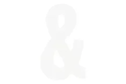 Folienbuchstabe & Weiss | 10 cm