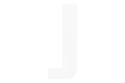 Folienbuchstabe Weiss | J | 9.5 cm
