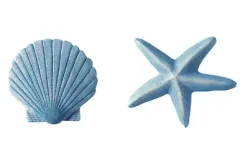 Spirella Badedeko Martim Blau | 7.5 × 7 × 0.5 cm